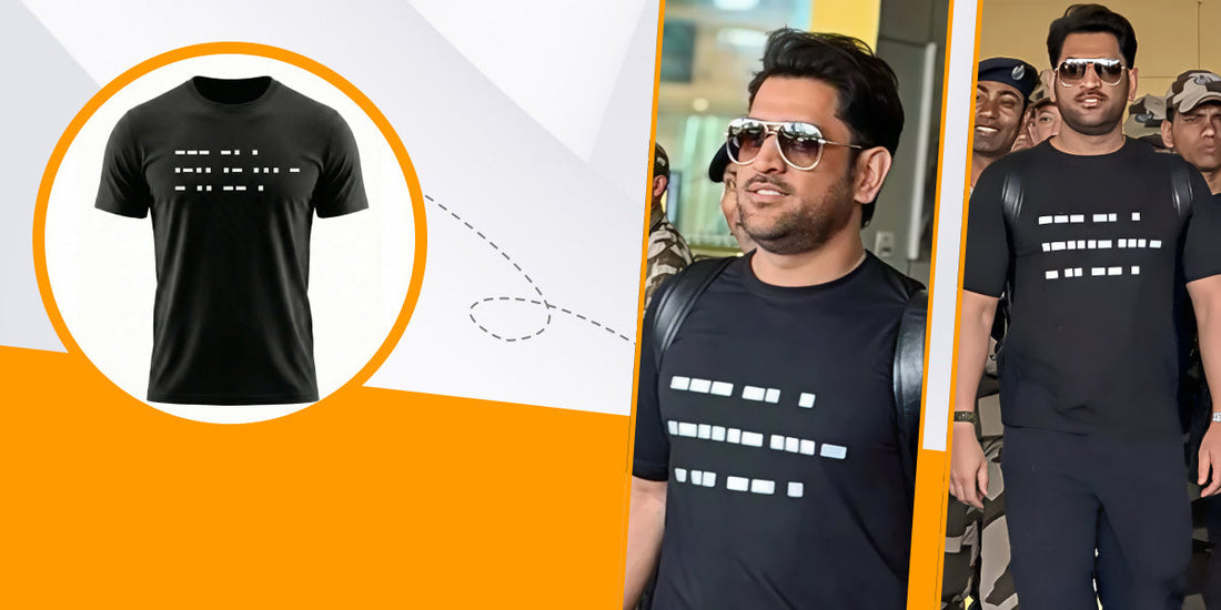 5 Ways to Style Your MS Dhoni Morse Code T-Shirt: From Stadium to Street