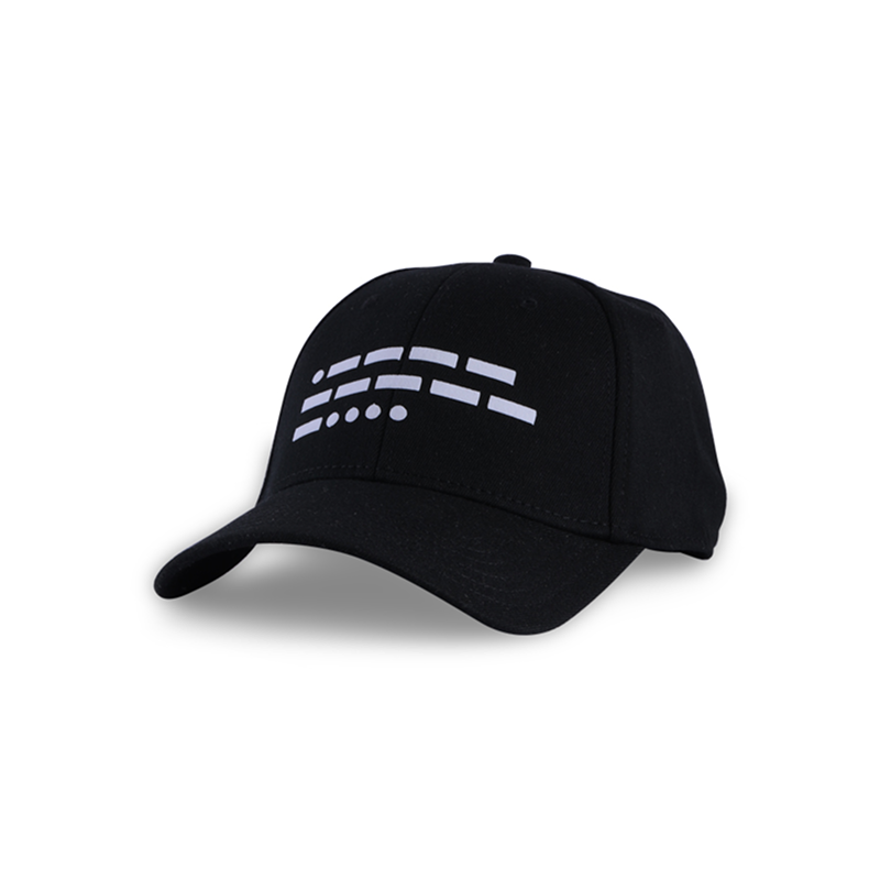 106 Morse Code-Black Cap