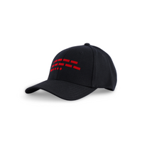 106 Morse Code Black-Red Cap