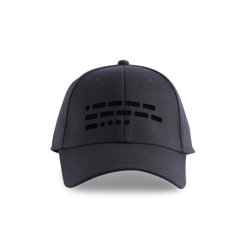 106 Morse Code-Grey Cap