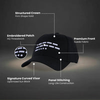 106 Morse Code-Black Cap