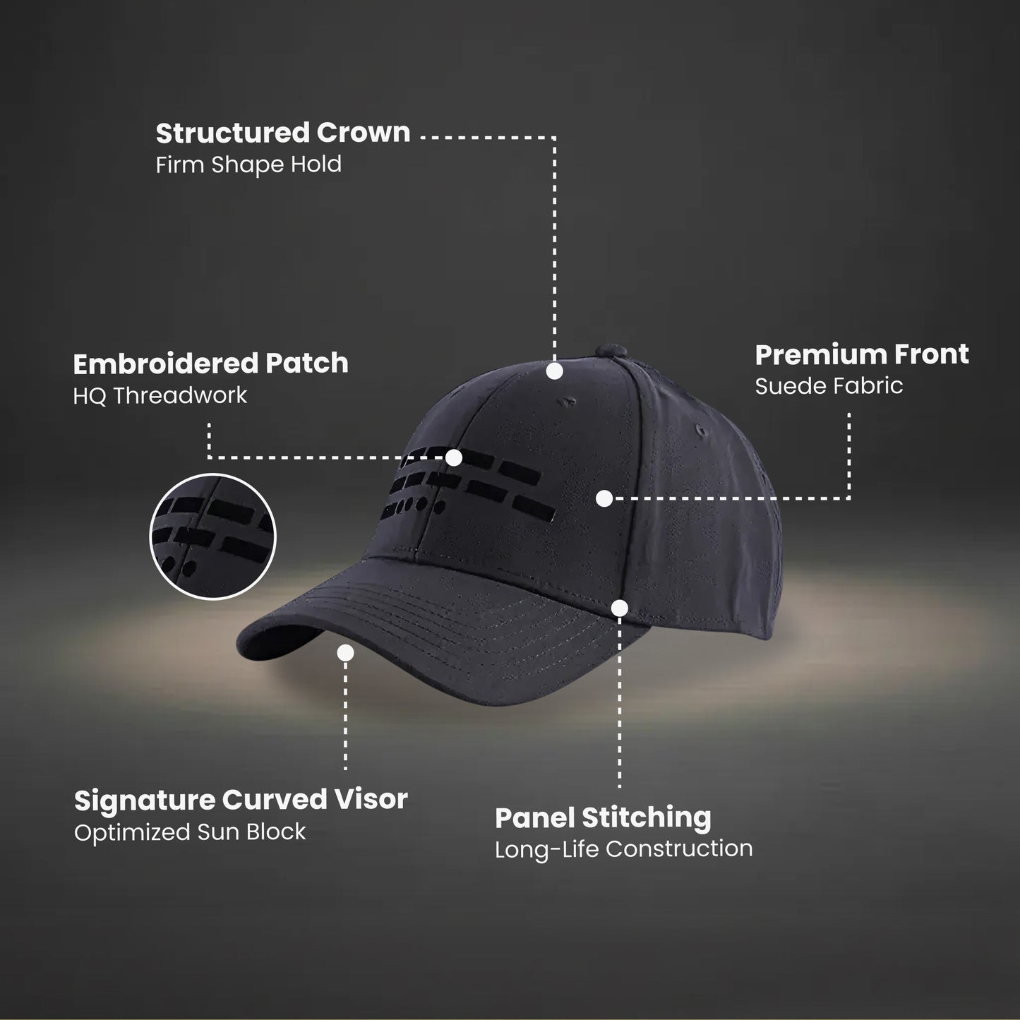 106 Morse Code-Grey Cap