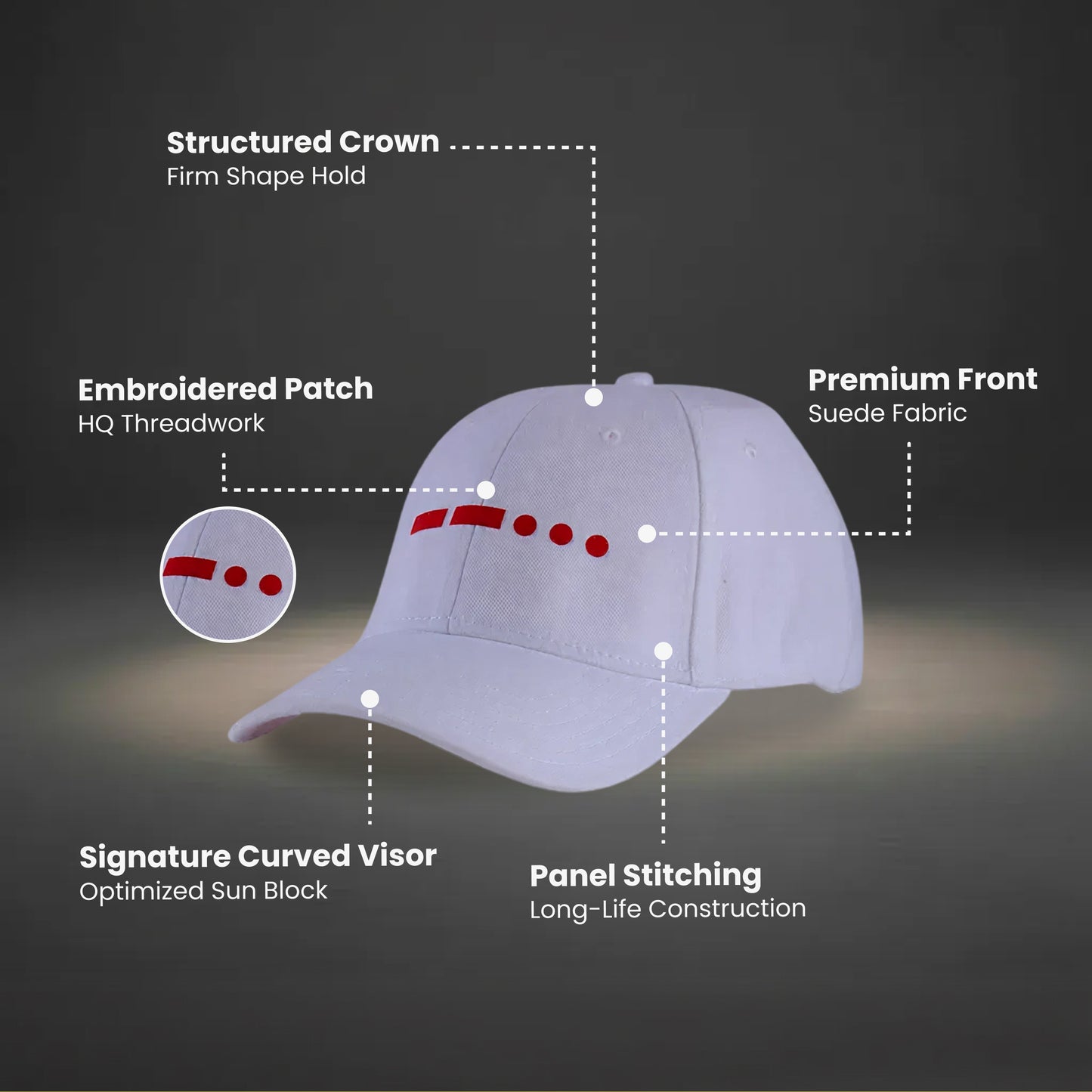 7 Morse Code-Red Cap