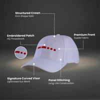 7 Morse Code-Red Cap