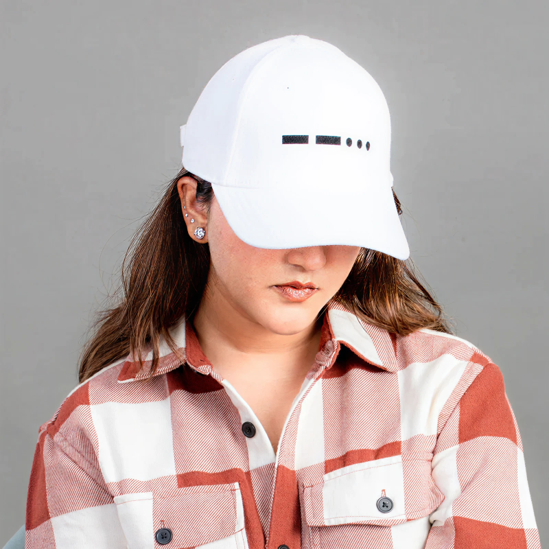 7 Morse Code-White Cap