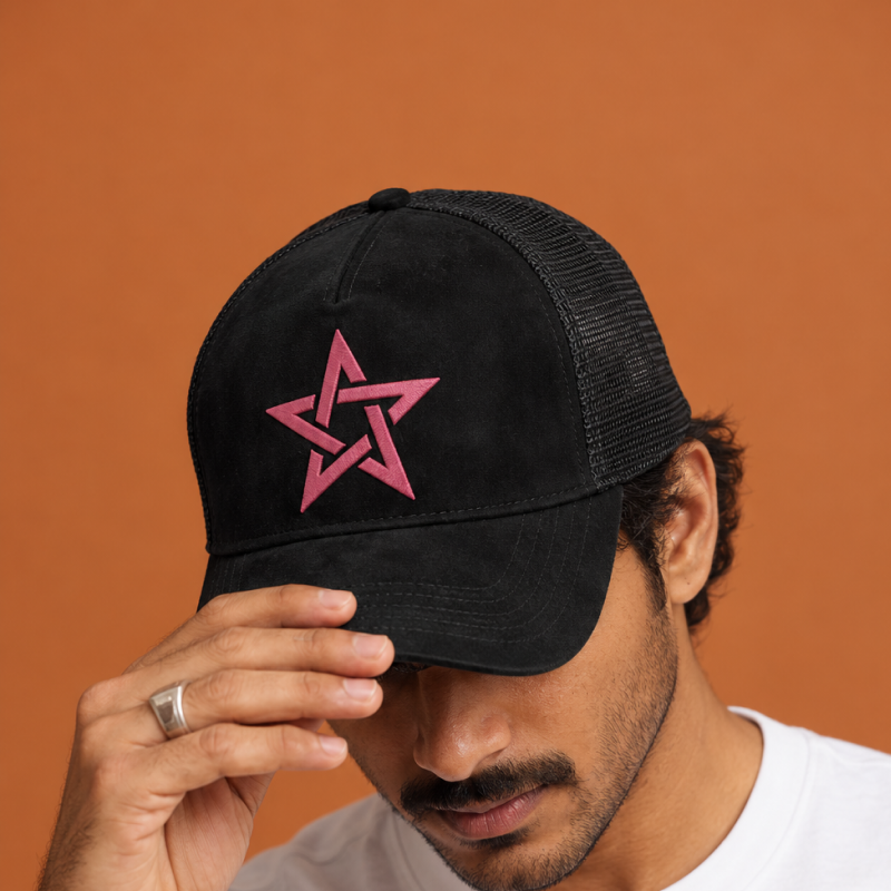 Eclipse Star Mesh Cap