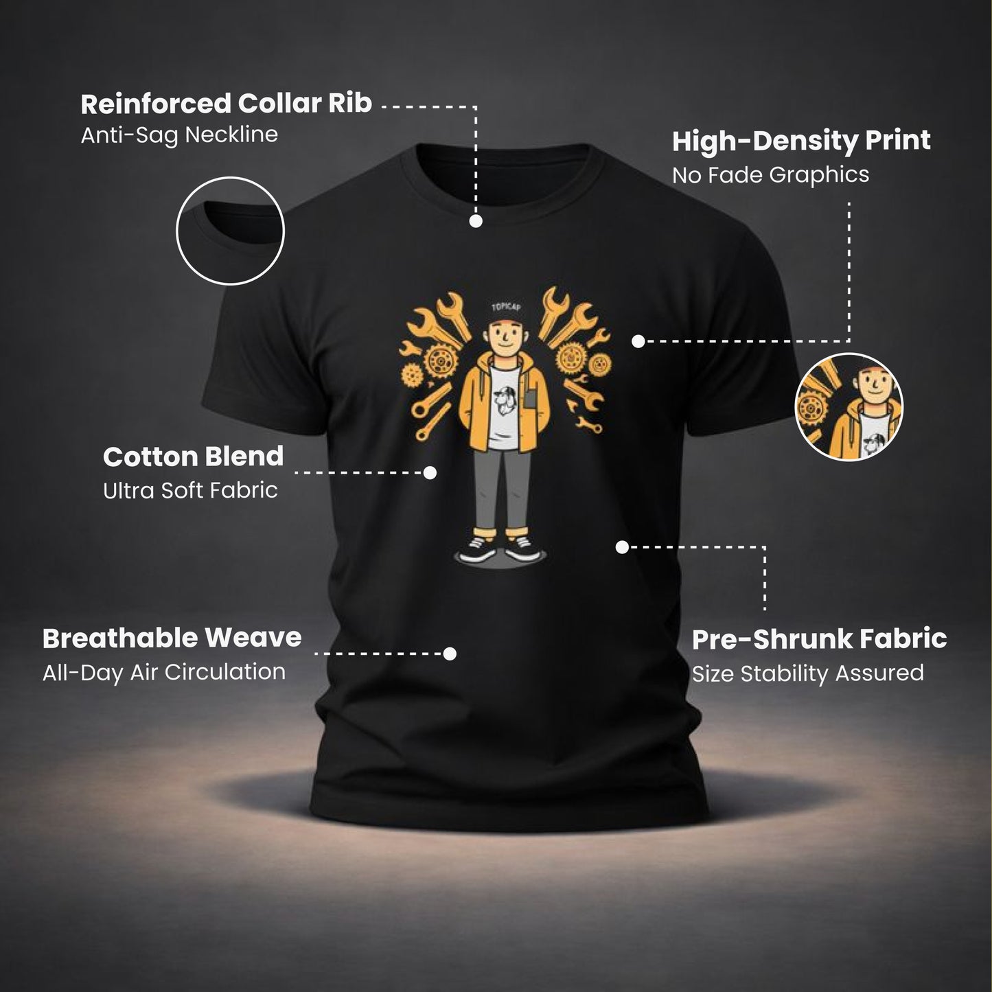 Mechanic Mood Graphic Tshirt