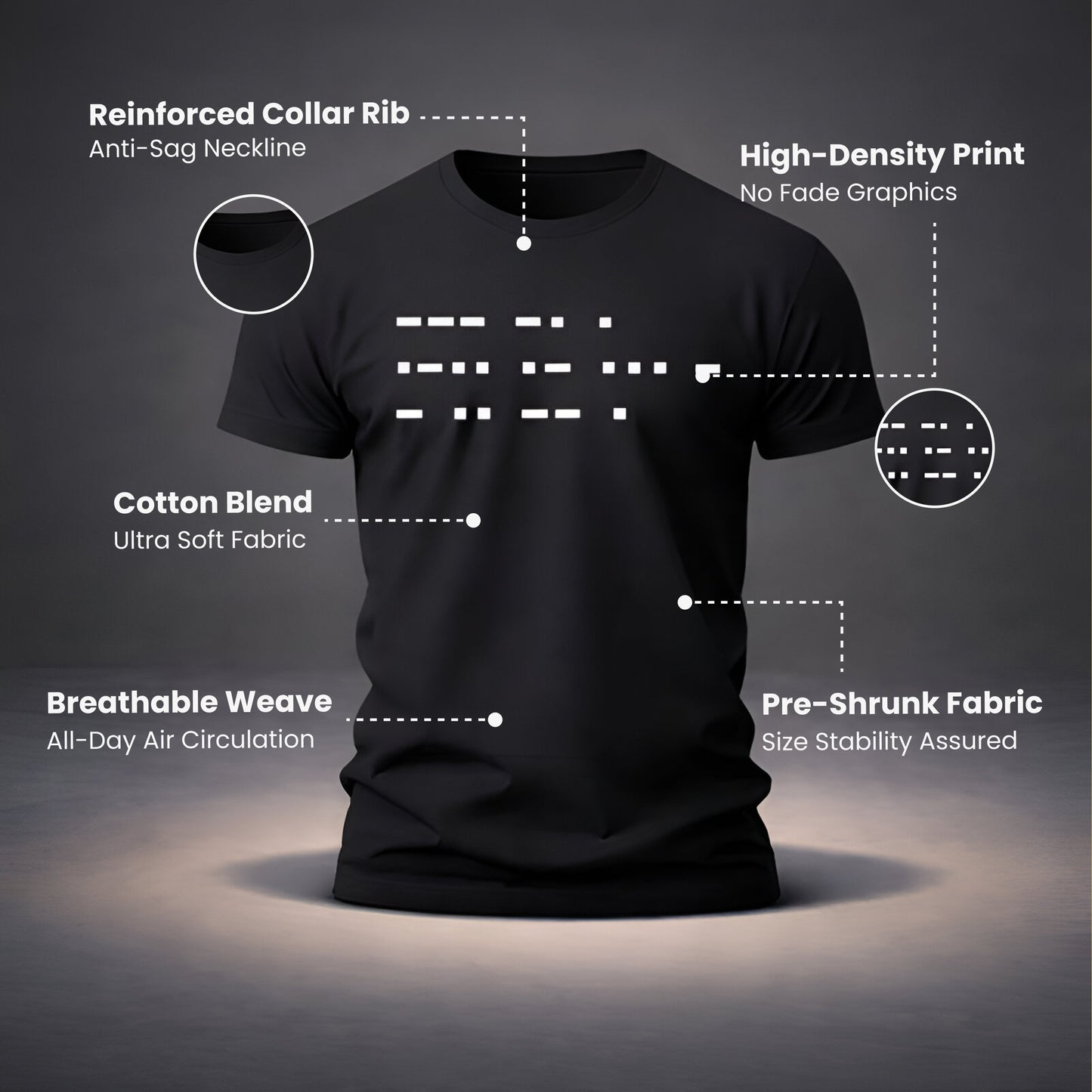 Morse code for a Reason Tshirt