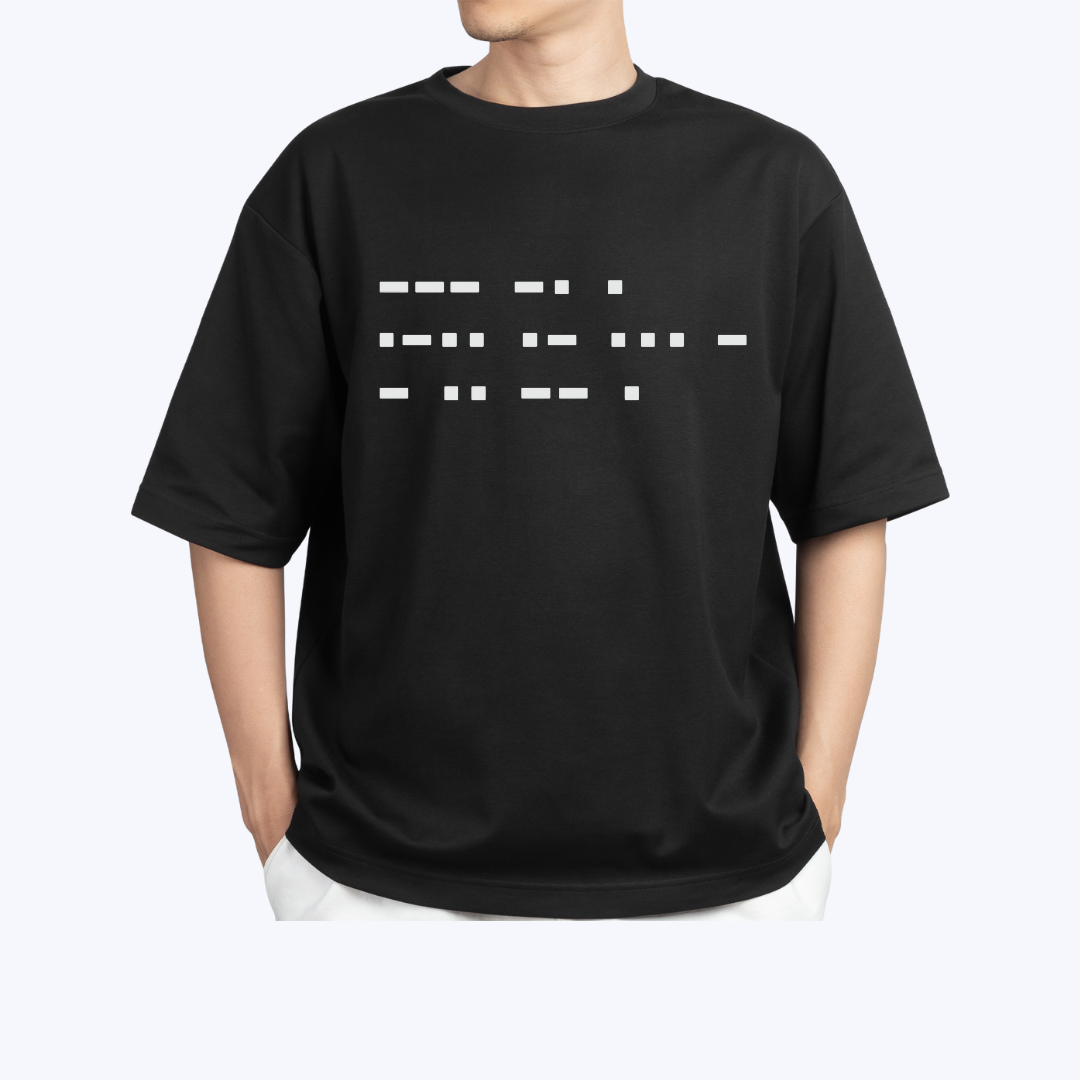 Morse code for a Reason Tshirt