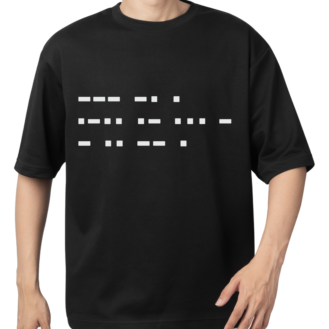Morse code for a Reason Tshirt