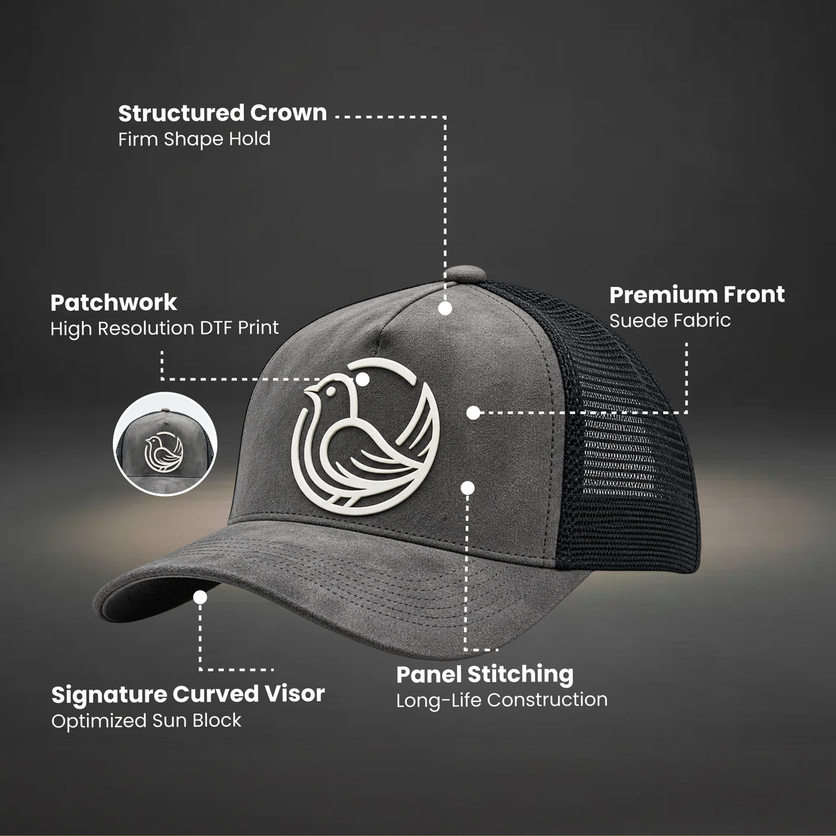 Silent Dove Trucker Cap